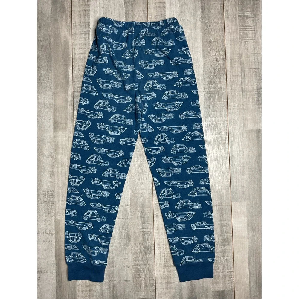 Gymboree Boys Blue Vintage Car Print Pajama Set 2-Piece Cotton Snug Fit Size 6